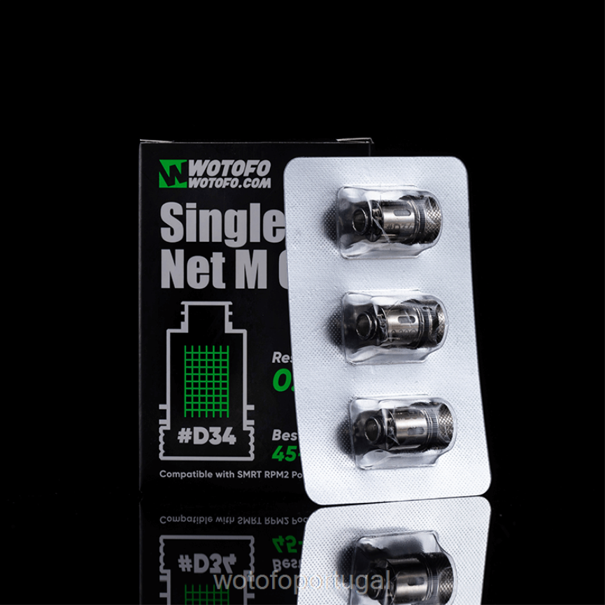 N8J6ZL446 Wotofo SMRT bobina de cápsula rpm2 d31 a1 nexmesh cônico 3 unidades | Wotofo Vape Flavours