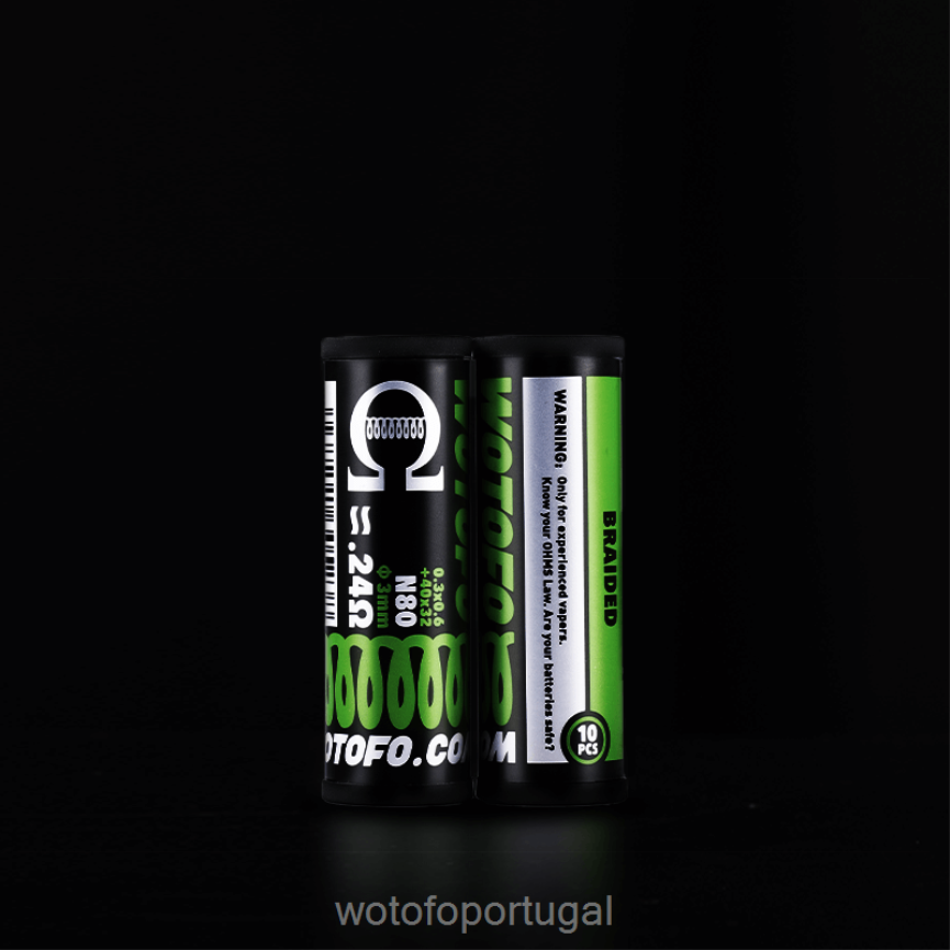 N8J6ZL387 Wotofo bobinas pré-construídas clapton fundido dual core 0,28 ohm 10pcs | Wotofo Price