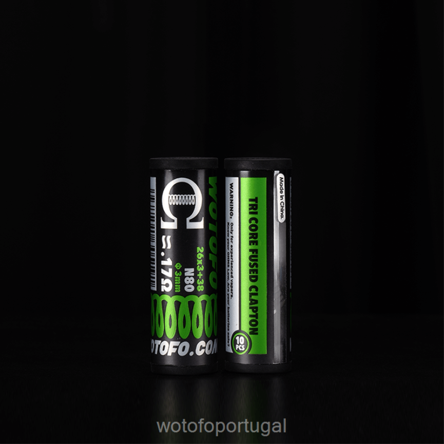 N8J6ZL387 Wotofo bobinas pré-construídas clapton fundido dual core 0,28 ohm 10pcs | Wotofo Price