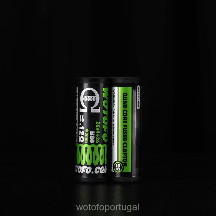 N8J6ZL387 Wotofo bobinas pré-construídas clapton fundido dual core 0,28 ohm 10pcs | Wotofo Price