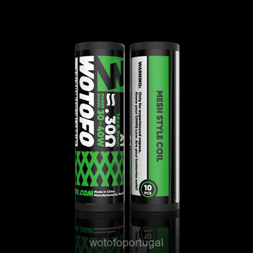 N8J6ZL388 Wotofo bobina estilo malha perfil ps 0,3ohm 10pcs | Wotofo Vape Review
