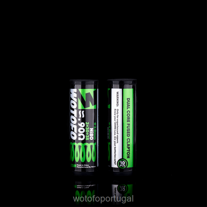 clapton fundido dual core 0,90 ohm 10 unidades