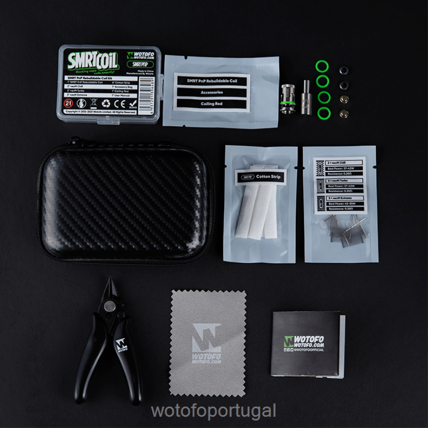 N8J6ZL419 Wotofo SMRT pacote de bobina reconstruível pacote smrt pnp | Wotofo E-Cigarette