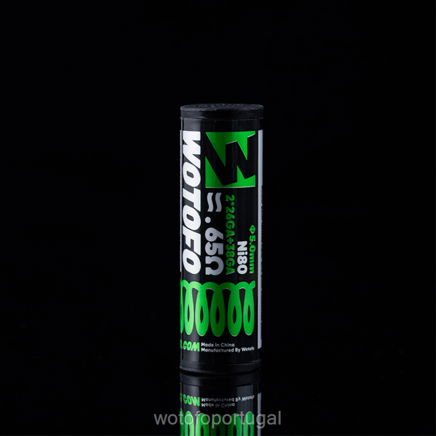 N8J6ZL420 Wotofo bobina pré-construída id clapton fundido de núcleo duplo 0,65 ohm 5 mm 5 unidades | Wotofo Disposable Vape