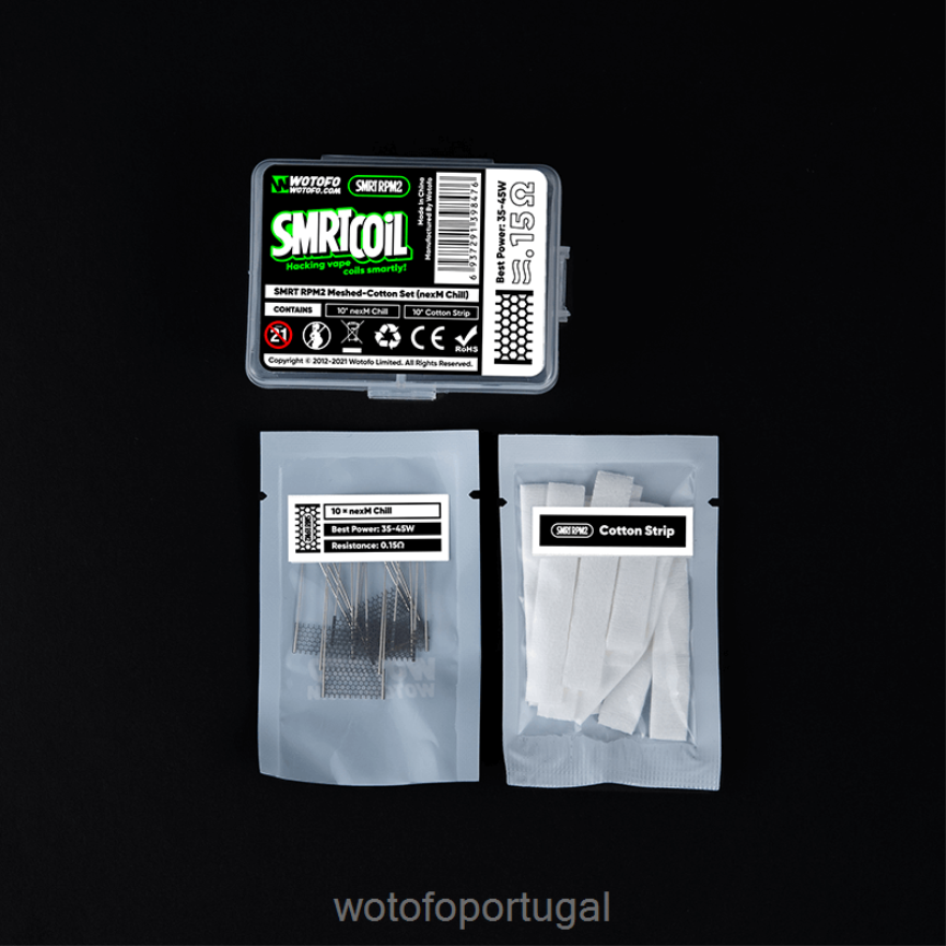 N8J6ZL439 Wotofo SMRT conjunto rpm2 malha-algodão nexmesh turbo | Wotofo E-Cigarette