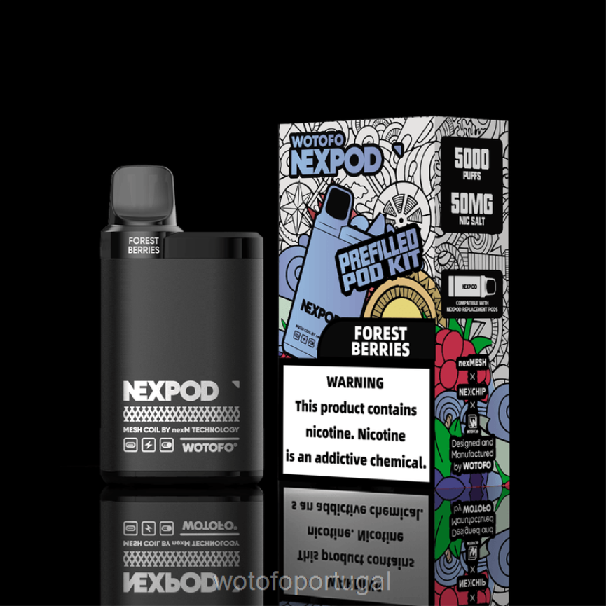 N8J6ZL1 Wotofo NEXPOD conjunto morango exuberante 20mg | Wotofo Portugal