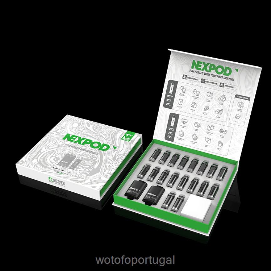 N8J6ZL1 Wotofo NEXPOD conjunto morango exuberante 20mg | Wotofo Portugal