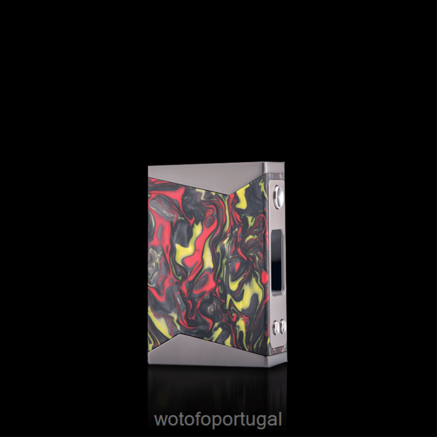N8J6ZL189 Wotofo STENTORIAN mod de caixa de basilisco preto vermelho | Wotofo E-Cigarette